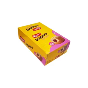 Bolinho Baunilha com Morango 40g Bauducco Caixa 14 Unidades