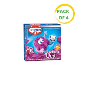 Gelatina Uva Dr. Oetker 4 x 20g