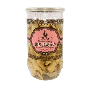 Biscoito Caseiros Beliscão Recheado Com Goiabada 420g