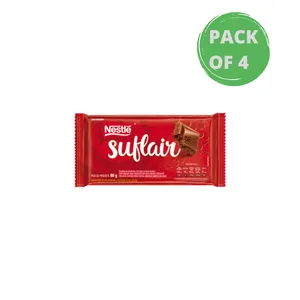 Chocolate SUFLAIR® Ao Leite 4 x 80g