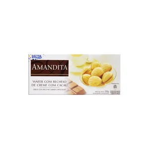 Biscoito Lacta Wafer Amandita 200g