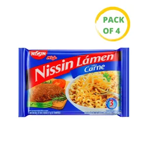 Nissin Lamen Sabor Carne 4 x 80g