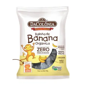 Bala De Banana Orgânica Zero Açúcar 100g 104G