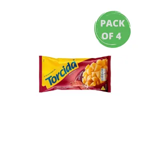 Salgadinho Lucky TORCIDA® Churrasco 4 x 70 Gr.