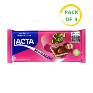 Chocolate Lacta Sonho De Valsa Recheado 4 x 98g