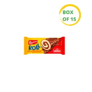 Roll Chocolate Bauducco Caixa 15 x 34 Gr.