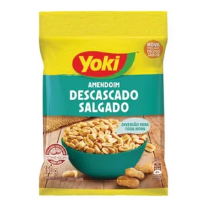 Amendoim Descascado Salgado Yoki 150g