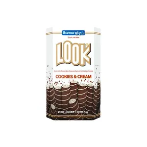 Biscoito Wafer Look Cookies E Cream Itamaraty 55g