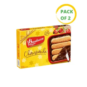 Biscoito Champanhe Com Açúcar Cristal 2 x 150g