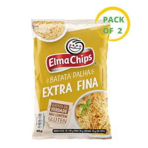 Batata Palha Extra Fina Elma Chips 2X90 180G