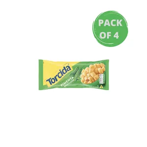 Salgadinho Lucky TORCIDA® Pimenta Mexicana 4 x 70 Gr.