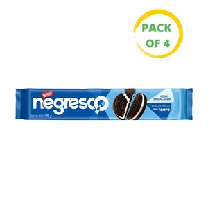 Biscoito Recheado Negresco Nestle 4 X 100g
