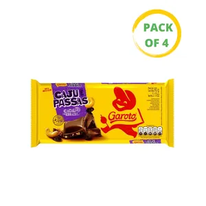 Chocolate Caju e Passas Garoto 4 x 90g