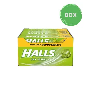 Drops Halls Uva Verde Caixa 21 x 28g